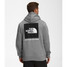 The North Face Menâs Box NSE Pullover Hoodie in the Medium Grey Heather/Black colorway The North Face Menâs Box NSE Pullover Hoodie in the Medium Grey Heather/Black colorway