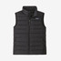 Patagonia Boys' Down Sweater Vest Black side