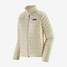 Patagonia Women's Down Sweater Jacket Wool White front view