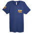 TYLER'S Stars & Stros Tee in gray, displayed at an angle view