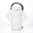 Puffin Drinkwear Pahka Koozie in sandy white, angled view