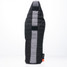Puffin Drinkwear The Caddy Koozie in black and pewter, angled view