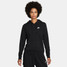 Nike Women's Sportswear Club Fleece Pullover Hoodie in Black colorway