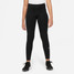 Girls' Dri-FIT One Leggings in Black colorway Girls' Dri-FIT One Leggings in Black colorway