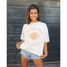Livy Lu Rolling Stones Hook 'Em Horns graphic thrifted tee shirt