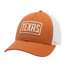 TYLER'S Kids' Texas Patch Trucker Hat in red with mesh back panels