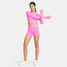 Nike Women's Pro 3" Shorts in Playful Pink front view