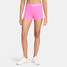 Nike Women's Pro 3" Shorts in Playful Pink side view