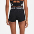 Nike Women's Pro 3" Shorts in Black detail view