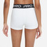 Nike Women's Pro 3" Shorts in White back view