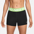 Nike Women's Pro 3" Shorts in Volt side view