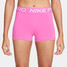 Nike Women's Pro 3" Shorts in Playful Pink back view