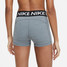 Nike Women's Pro 3" Shorts in Smoke Grey back view