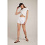 Bella Dahl Women's Frayed Pocket Shorts - White Shorts 87 TYLER'S