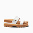 Reef Women's Cushion Vista Higher Platform Sandals in Cloud