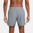 The Nike Men's Dri-FIT Challenger 5 inch Brief-Lined Shorts in Grey