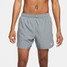 Nike Men's Dri-FIT Challenger 5 Inch Brief-Lined Shorts Grey side view
