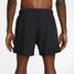 Nike Men's Dri-FIT Challenger 5 Inch Brief-Lined Shorts Black back view