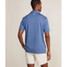 The Vineyard Vines Men's St. Jean Stripe Sankaty Polo in the Blue Depth Tejeda