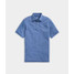 The Vineyard Vines Men's St. Jean Stripe Sankaty Polo in the Blue Depth Tejeda