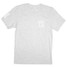 Racquet & Jog Ash/White Track Tee front view
