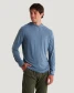 The Free Fly Men's Bamboo Lightweight Hoodie in the Pacific Blue Colorway