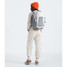 The North Face Women's Recon Backpack in TNF White Metallic and Mid Grey, model view