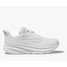 The Hoka Men's Clifton 9 Running Shoes in the All White Colorway