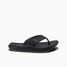 Reef Men's Swellsole Cruiser Flip Flops Black and Grey sole view