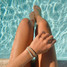 Pura Vida Gold Coast Bracelet gold flat lay