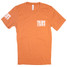 TYLER'S Heather Autumn/White Track Tee Austin front view