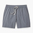 Fair Harbor Men's The One 6" Shorts in navy blue, angled view