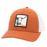 TYLER'S Longhorn Texas Trucker Hat in tan with mesh back panels