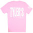 TYLER'S Heather Bubblegum Track Tee The Woodlands back view