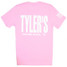 TYLER'S Heather Bubblegum Track Tee Round Rock back view
