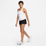 Nike Women's Swoosh Padded Sports Bra Tank White front view