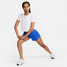 The Nike Women's Dri-FIT One 3in Brief-Lined Shorts in Hyper Royal White