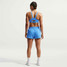 The Nike Women's Dri-FIT One 3in Brief-Lined Shorts in University Blue