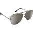Blenders Shadow Sunglasses in Matte Silver