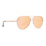 Blenders Flirt Wagon Sunglasses in Matte gold/ Champagne mirror colorway