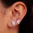 Pura Vida Fly Away Stud Earrings colorway 235501 side angle