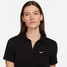 Nike Women's Sportswear Essential Crop Polo in Black colorway