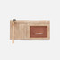 Hobo Carte Card Case in gold leather with multiple card slots