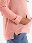 Free Fly Women's Bamboo Slub Hoodie in Bright Clay