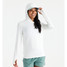 Free Fly Women's Bamboo Shade Hoodie II Bright White angled view