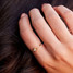 Pura Vida Gemstone Eye Ring in gold with decorative stone detail