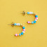 Pura Vida Bahama Bead Hoop Earrings