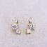 Pura Vida Estrella Gemstone Stud Earrings gold detail view