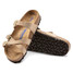 Birkenstock Women's Franca Soft Footbed Tan Leather Sandals