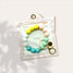 Gold spacer bead embellishments Silicone Beaded Keychain Wristlet - Beach Days